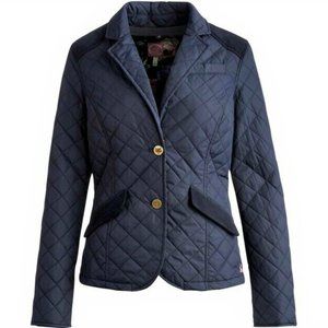 Joules Hampton Navy Blazer Riding Jacket Country 8